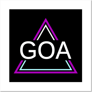 GOA Techno House Party EDM Festival Electro Rave Posters and Art